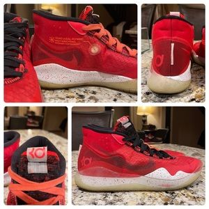 Nike Zoom KD12 Basketball Shoe University Red
